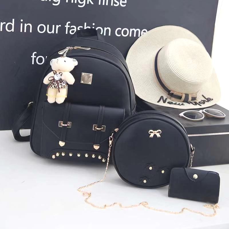 Rucsac dama negru 3 in 1 Valeria biashoes.ro imagine reduceri